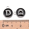 Platinum Plated Alloy Charms ENAM-S118-02D-P-3