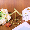 3Pcs 3 Styles Iron Heart Shaped Crystal Display Pedestals for Gemstone ODIS-CA0001-23-3
