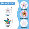 24Pcs 2 Colors Polyester Heat Transfer Vinyl Sheets PATC-TA0001-16-5