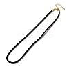 Nylon Milan Cord Necklace Making MAK-M028-01G-16-1