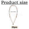 20Pcs Adjustable Waxed Cord Necklace Making AJEW-DC0003-45B-2