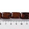 Natural Mahogany Obsidian Beads Strands G-T047-B26-01-5