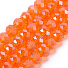 Electroplate Glass Beads Strands EGLA-A044-T1mm-A25-1