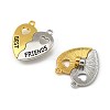 10 Sets Spray Painted Alloy Split Pendants FIND-FS0004-20-2