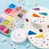 DIY Tassel Charm Heishi Beads Jewelry Set Making Kit DIY-FS0002-39-5