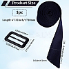 Tie a Knot Polyester Waist Belt with Plastic Buckle AJEW-WH20002-10E-2