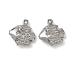 304 Stainless Steel Charms STAS-P433-14A-P-1