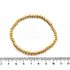 Brass Beaded Stretch Bracelets for Men Women BJEW-G736-04G-5