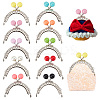 10Pcs 10 Colors Iron Kiss Lock Purse Frames FIND-PH0007-40-1