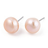 Natural Pearl Stud Earrings PEAR-N020-09C-4