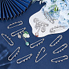 50Pcs Steel Heavy Duty Safety Brooch Pins DIY-SC0033-19-4