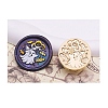 Halloween Series Wax Seal Brass Stamp Heads AJEW-M039-01N-1
