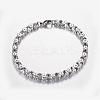 Tarnish Resistant 304 Stainless Steel Bracelets STAS-F027-08-1