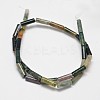 Column Natural Indian Agate Bead Strands X-G-M258-04-2