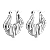 304 Stainless Steel Hoop Earring for Women QJ8091-02-1