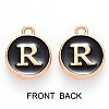 Golden Plated Alloy Charms ENAM-SZ0001-25B-R-3