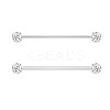 316L Surgical Stainless Steel Round Ball Bar Industrial Barbell Cartilage Earrings FS-WG6688D-01-2