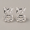 Brass Ear Nuts FIND-WH0133-06S-2