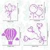Stainless Steel Metal Cutting Dies Stencils DIY-WH0289-086-3