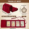 2Pcs Rectangle Velvet Tarot Cards Storage Bags TP-CN0001-16B-2