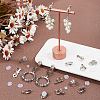 32Pcs 4 Style Brass Clip-on Earring Converters Findings KK-SP0001-28P-4