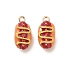 Alloy Enamel Pendants X-PALLOY-R155-01G-07-1