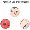 Round Unfinished Wood Beads WOOD-PH0008-14-6