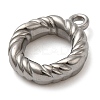 304 Stainless Steel Pendants STAS-M070-11P-2