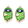 304 Stainless Steel Enamel Pendants STAS-T068-06-1