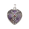 Natural Amethyst Pendants PW-WG50940-01-1