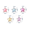 Plating Acrylic Beads PACR-CJ0001-06-3