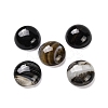 Natural Banded Agate(Dyed & Heated) Cabochons G-B085-02B-12-1