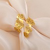 304 Stainless Steel Open Cuff Rings for Women RJEW-K302-02G-2