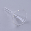 Transparent Glass Funnel Hopper AJEW-WH0104-45F-2