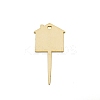 House-shaped Wooden Plant Inserting Labels FIND-TAC0003-15-1