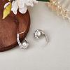 Natural Pearl Teardrop Stud Earrings JE1078B-3
