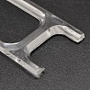 Rectangle Organic Glass Jewelry Bracelet Displays LS-X-BDIS-L001-05-3