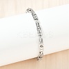 304 Stainless Steel Link Chain Bracelets for Women BJEW-Z143-02P-3