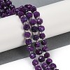 Natural Sesame Jasper Dyed Beads Strands G-H057-A21-03-2