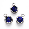 303 Stainless Steel Rhinestone Charms STAS-S068-16-1