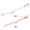 Stainless Steel Drain Clog Remover Tool TOOL-WH0129-92-2