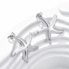 304 Stainless Steel Stud Earrings for Women LS-EJEW-K306-12P-1