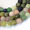 Natural Mixed Stone Round Bead Strands LS-G-E334-8mm-23-1