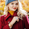 4Pcs 4 Colors Resin Plain Wide Dome Finger Rings Set for Women RJEW-AN0001-10-4