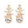 Alloy and Enamel Pendants PALLOY-T092-52KCG-1