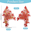 Polyester Embroidery Lace Sewing Ornaments DIY-WH20031-079C-2