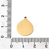 304 Stainless Steel Enamel Pendants STAS-F335-01D-3