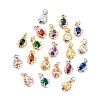 Brass Micro Pave Cubic Zirconia Pendant ZIRC-P089-19-1