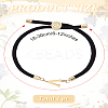 1Pc Adjustable Nylon Cord Slider Bracelets for Women BJEW-LP0001-32V-01-2