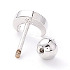Moon Enamel Stud Earrings LS-EJEW-A065-12P-2